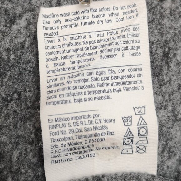 Champion Duofold Warm Ctrl Ladies Size Medium Grey Fleece Lined Mock Neck Top - Picture 7 of 10